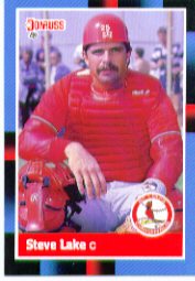 1988 Donruss Baseball Cards    510     Steve Lake